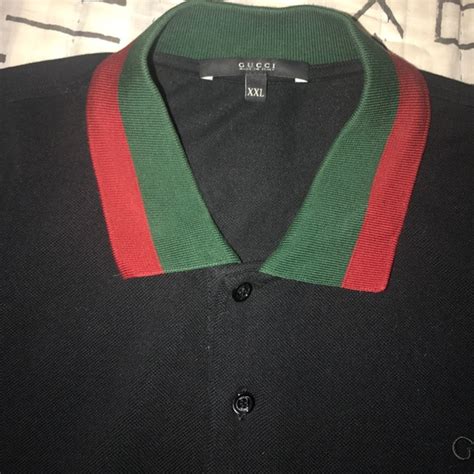 gucci polo red green collar|gucci t shirt sale.